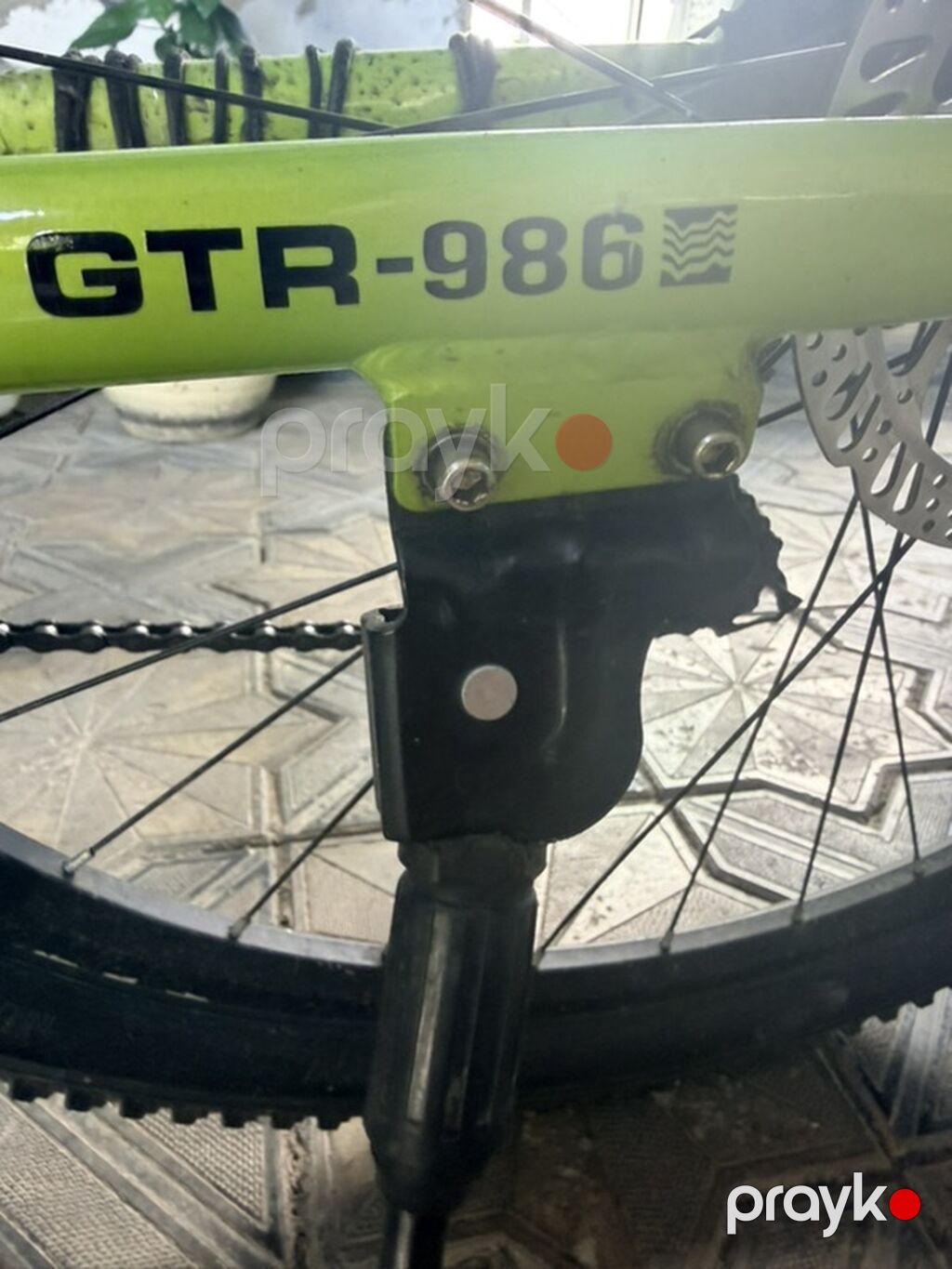 Btmx GTR-986 dağ velosipedi - Rəng: neon yaşıl - Çərçivə: Btmx GTR — Dağ velosipedləri, Bakı (3)
