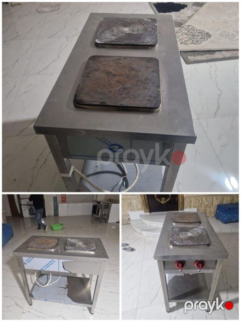 Endirim Kafe və restoranlar üçün iki gözlü elektrikli peç — Bakı