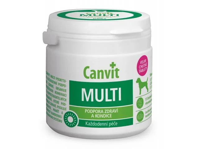 Yetkin itlər üçün immunitet sistemini gücləndirmək, yaddaşı və ürək-damar funksiyasını yaxşılaşdırmaq üçün Canvit Multivitaminləri, 100 tablet — Bakı