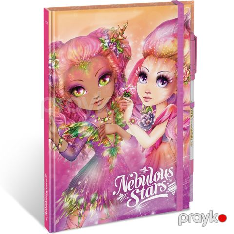 Серия: Hazelia. Блокнот 2в1 в жестком переплете, на резинке, с гелевой ручкой — Bakı