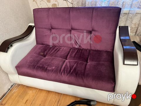 İki nəfərlik komfortlu kreslo-divan - Rəng: bənövşəyi (oturacaq və — Digah