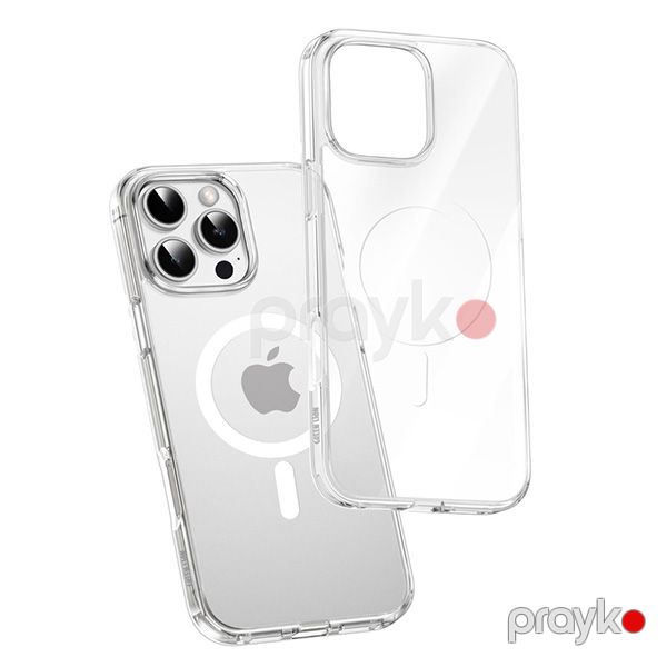 Green Lion Magsafe Crystal Clear Case iPhone 16 Pro Max (GNMCRYC16PMCL) Şəffaf — Mallar, Bakı (3)
