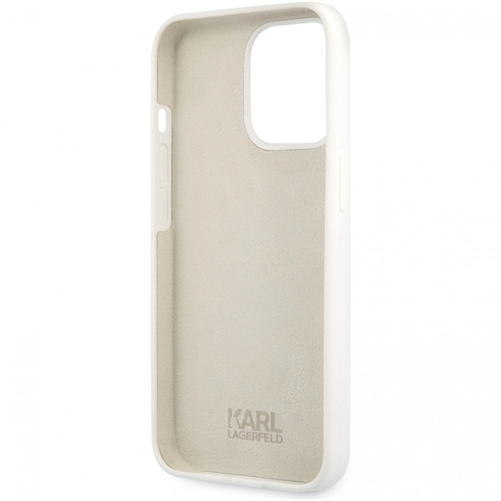 Karl hc Silicone choupette head black ip13 pro KLHCP13LSLCHBK White — Mallar, Bakı (3)