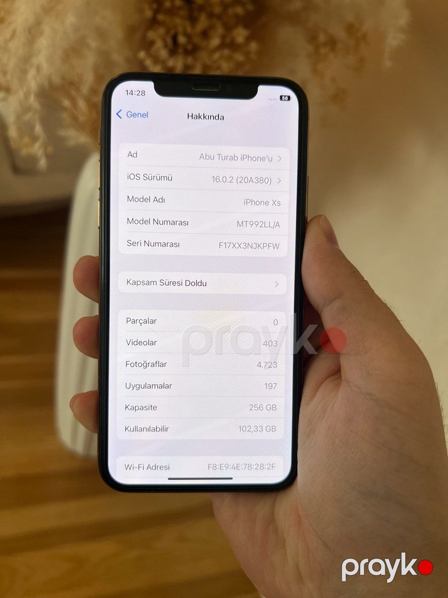 Apple iPhone XS Gold 256GB/4GB — Smartfonlar, Bakı (6)