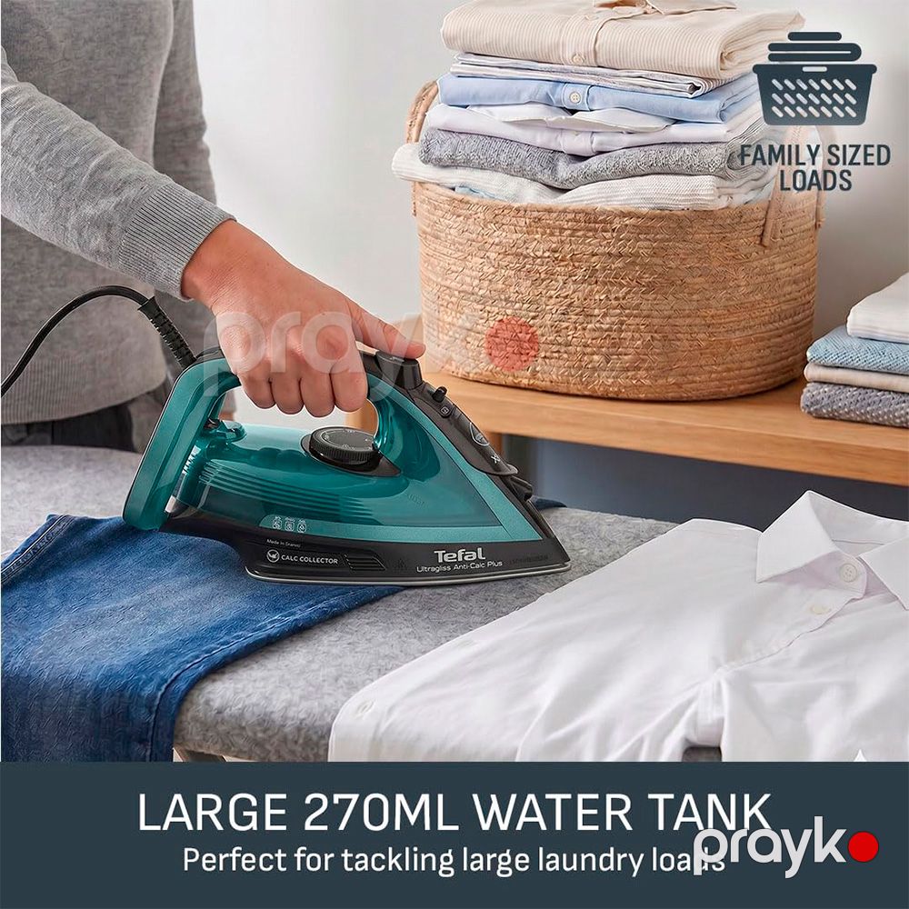 Ütü Tefal FV6848GO Zümrüd yaşılı — Ütü, Bakı (5)