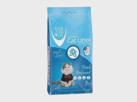 Van Cat Fresh yaz təravəti ətirli topalaşan pişik qumu, 5 kq — Kediler