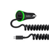 Adaptor Belkin Boost UP Universal Car Charger with Micro USB Cable — Texnomart.az