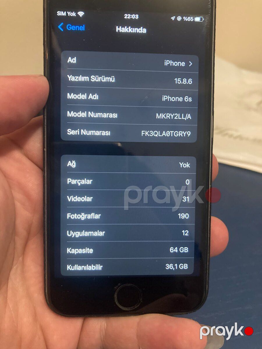 Apple iPhone 6S Silver 64GB — Smartfonlar, Bakı (4)