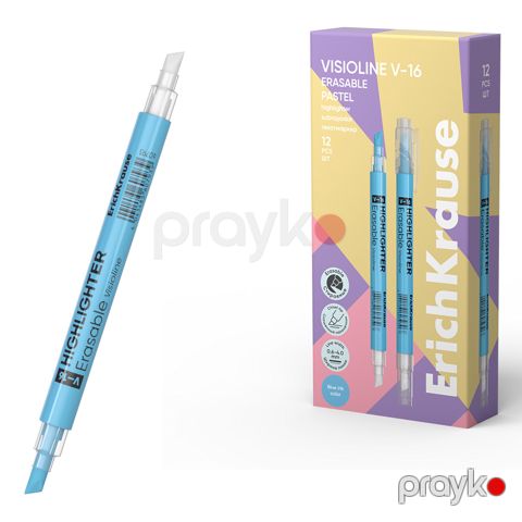 Qeyd Markeri Erichkrause Visioline V Visioline V-16 Silinə bilən Pastel Mavi — Bakı