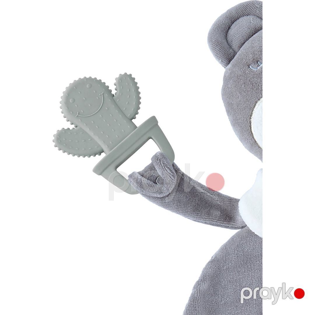 Diş çıxaran oyuncaq Babyjem Bear, boz — Mallar, Bakı (3)