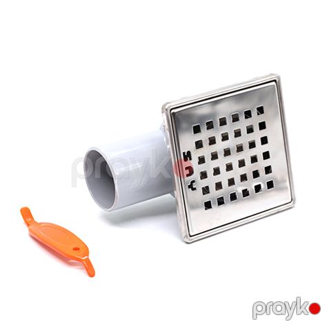 Say yer süzgəci paslanmaz 10X10 yan parlaq — Bakı