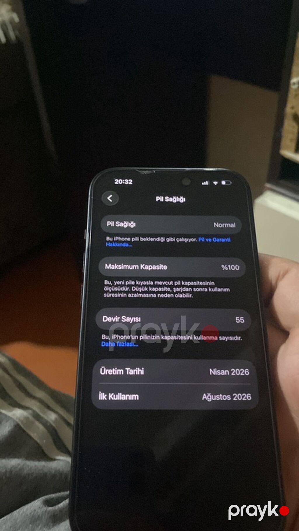 IPhone 15, 128 GB, Qara, Face ID — Apple iPhone, İmişli (3)