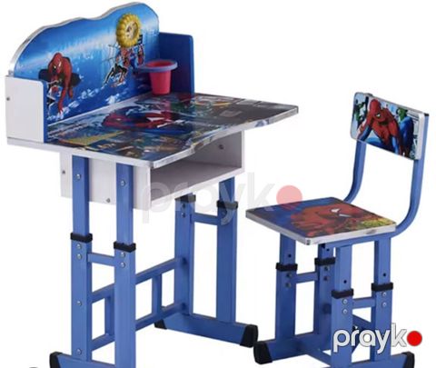 Uşaq üçün masa və stul dəsti – superqəhrəman temalı - Dəst: 1 yazı — Bakı