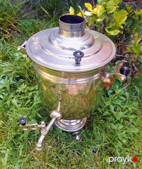 Sovet dôvründən qalan təzə samovar. Odlu samovarın təzəsi heç yerdə — Masazır