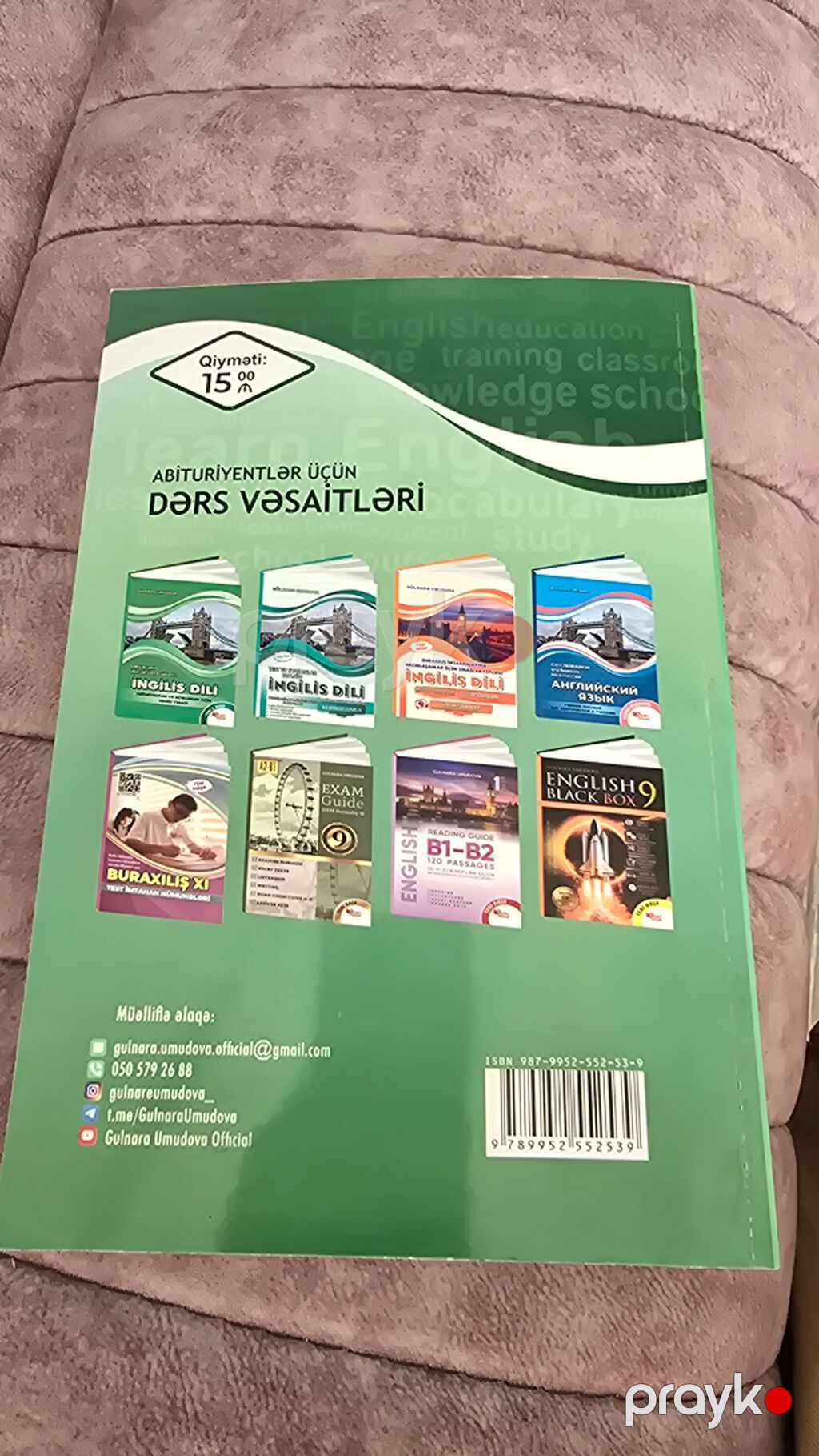 Kitab 5 gun once alinib daha sonra lazim olmadi alan gorecek tep — Şəxsi əşyalar, Xırdalan (2)
