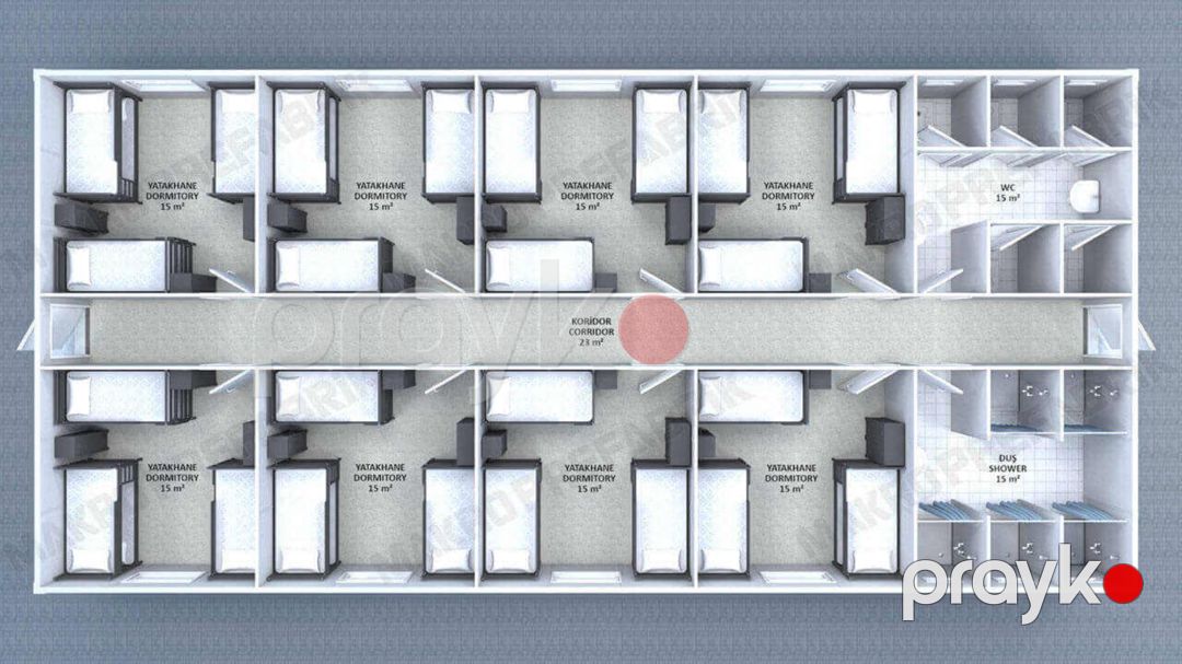 Prefabrik konteyneri — Təmir və inşaat, Bakı (2)
