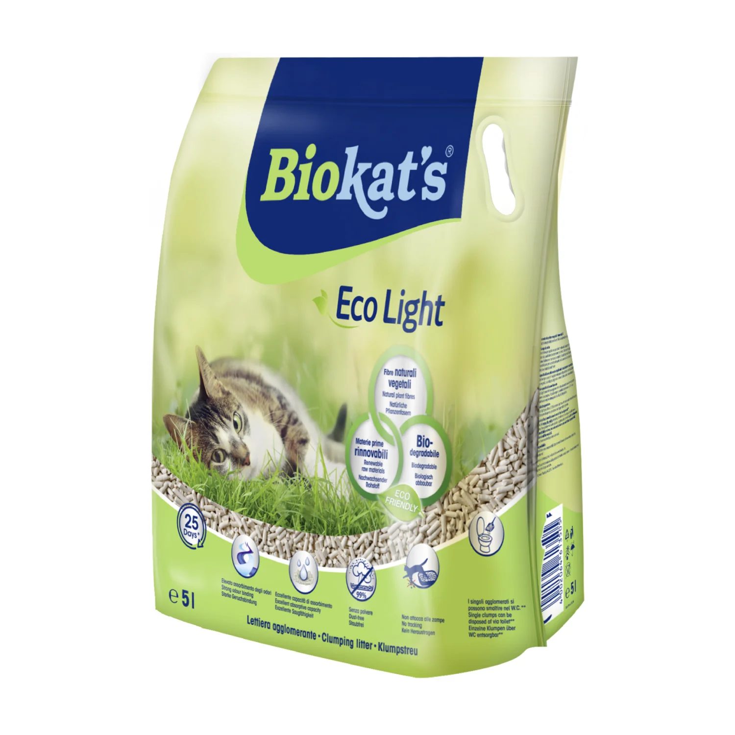 Biokat’s Tofu ECO Light soya topalaşan pişik qumu, 5 l — Zoo.az — Cats