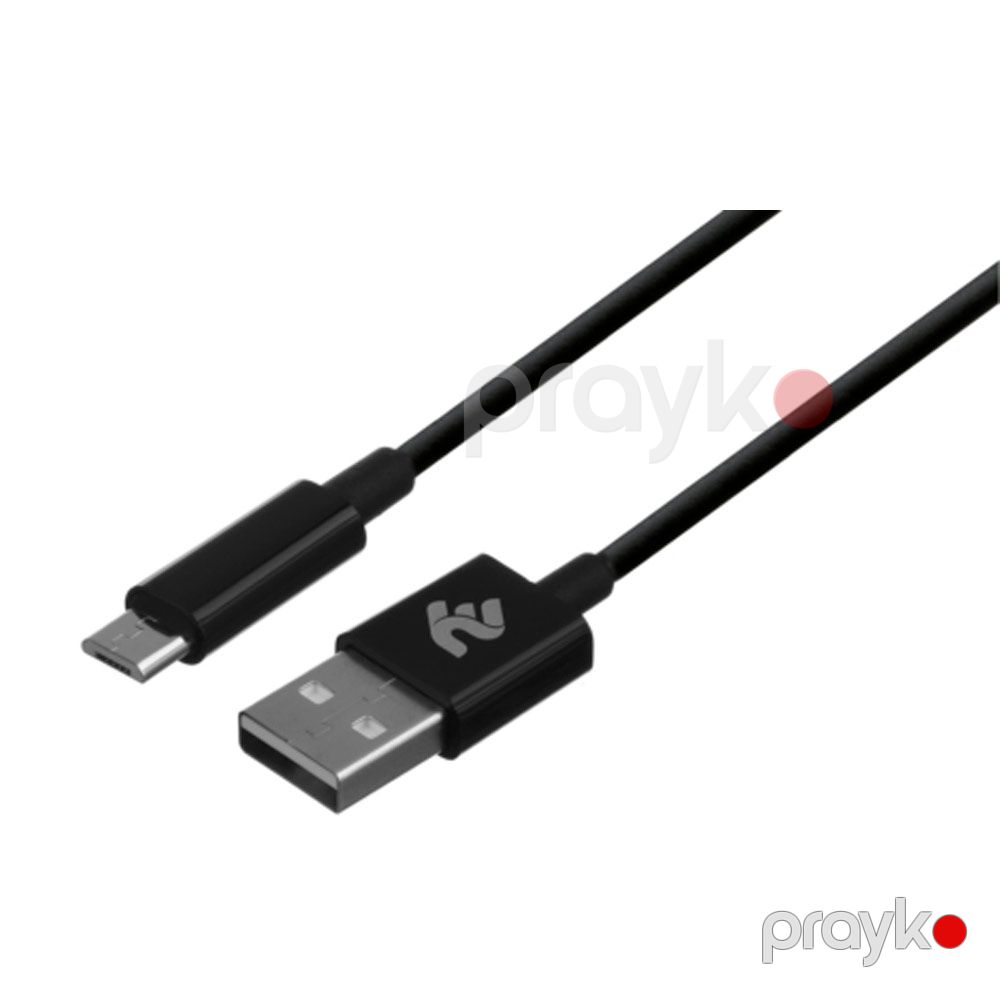 Kabel 2E USB 2.0 to Micro USB Molding Type/1m/Black — Smartfon üçün kabelləri və keçidçilər, Bakı (3)