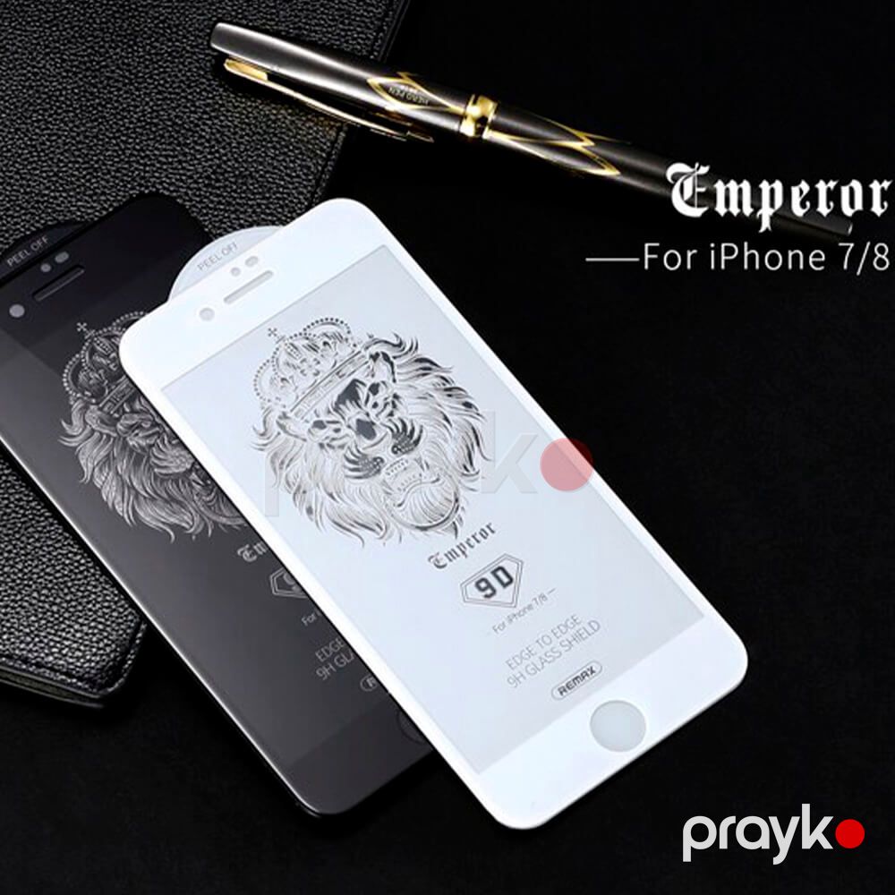 Remax Emperor Series 9D Tempered Glass For iPhone 7/8 Ağ — Mallar, Bakı (2)