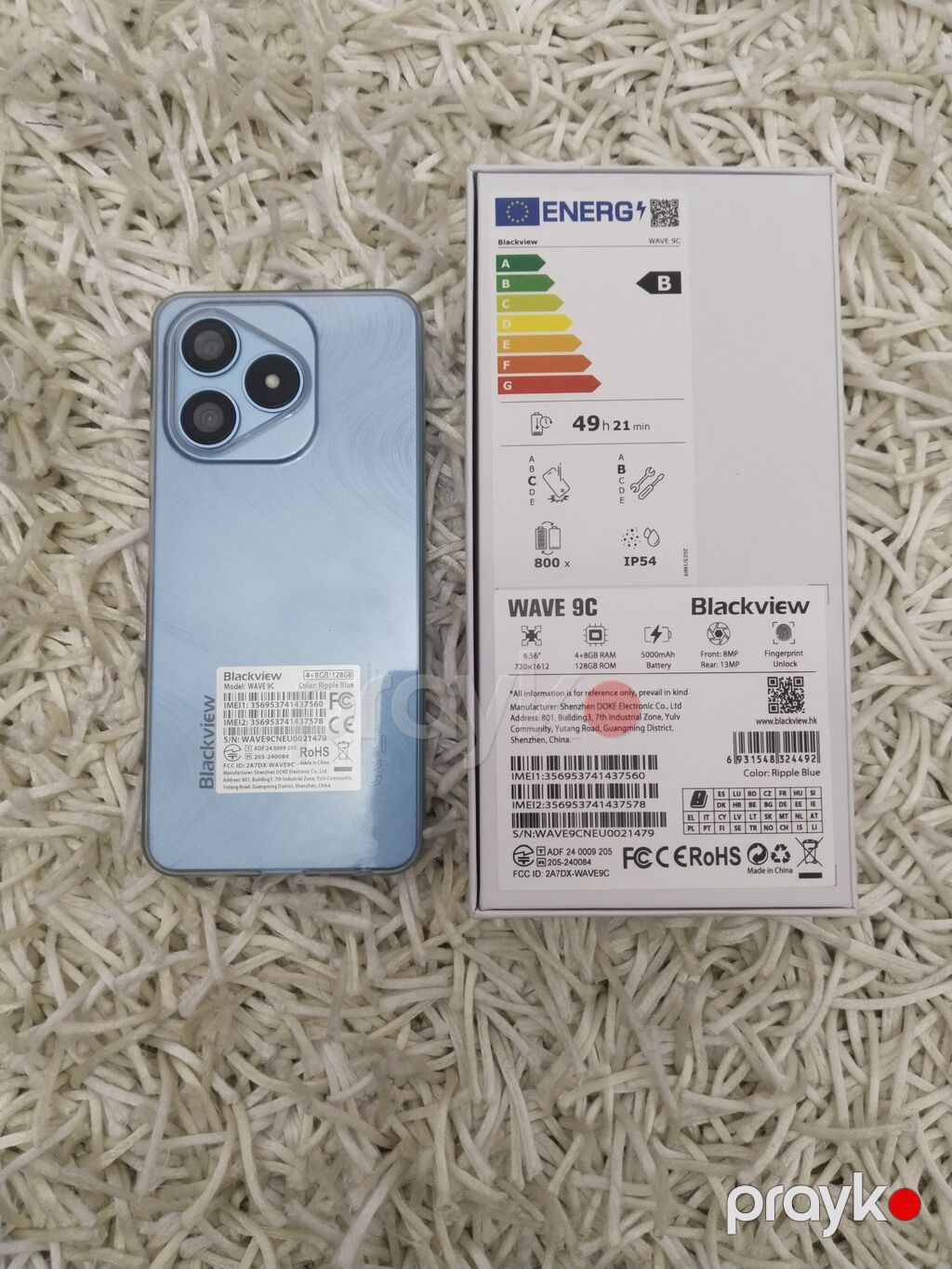 Blackview Wave 9C – Ripple Blue rəng Texniki xüsusiyyətlər: - Ekran — Digər smartfonlar, Bakı (2)