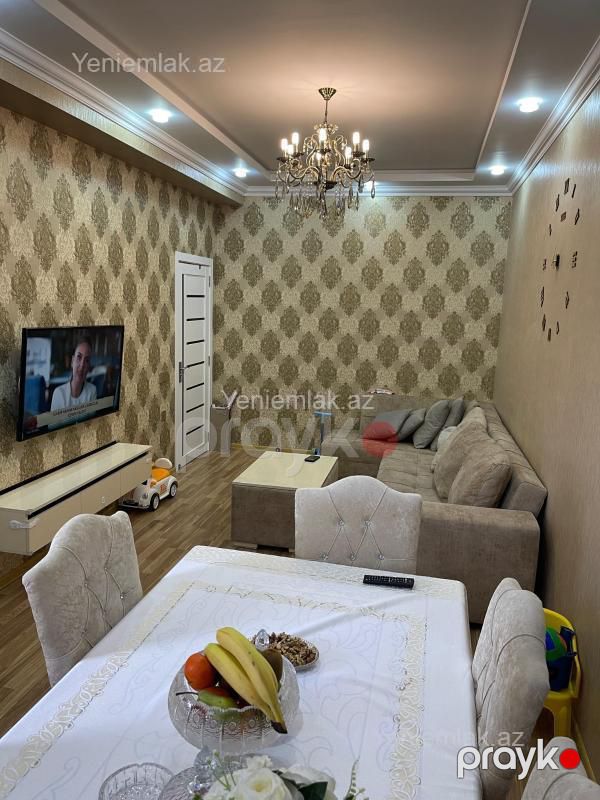 Satılır 2 otaqlı Bina evi menzil (Yeni tikili), 65 m², Binəqədi rayonu — Mənzil, Bakı (3)