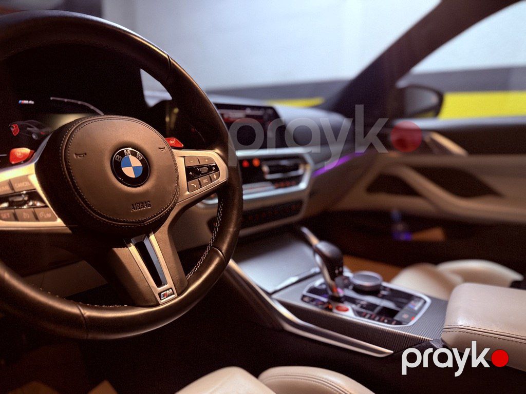 BMW M4, 3.0 L, 2021 il, 98 000 km — Avtomobillər, Bakı (4)