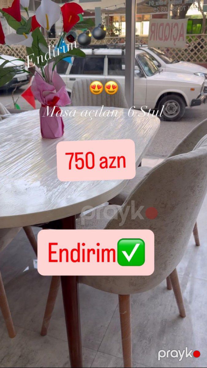 Masa və oturacaqlar — Mebel, Bakı (4)