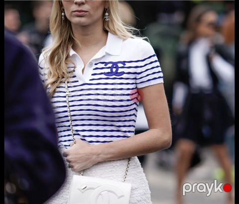 Polo köynək, Chanel, S, rəng - Ağ — Bakı