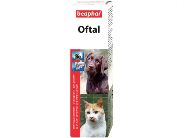Beaphar Ophthal göz təmizləyicisi və göz yaşı ləkəsi təmizləyicisi, 50 ml — Bakı