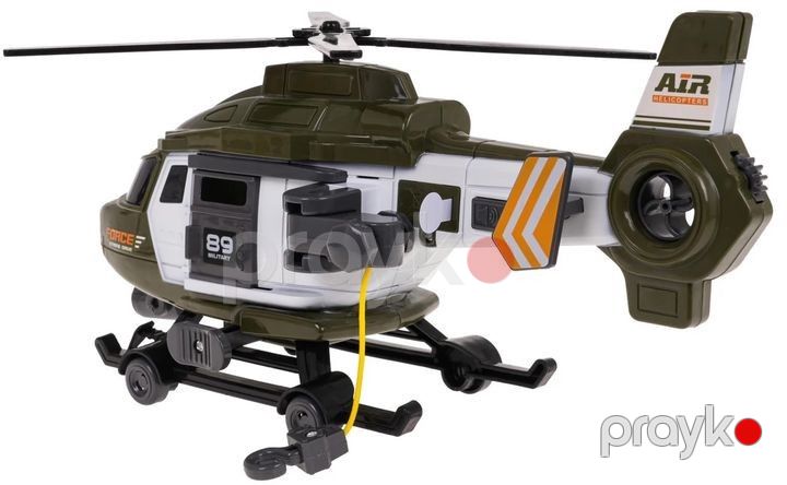 Helikopter Military Rescue 1:16, plastik, yaşıl/ağ — Mallar, Bakı (2)
