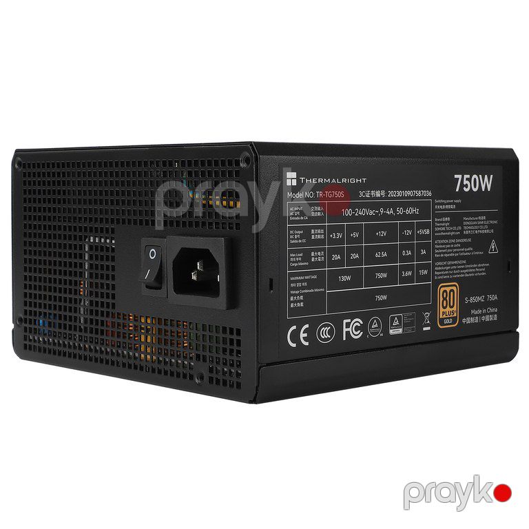 Thermalright TR-TG750S 750W 80+GOLD PCI-e 5.0 Power Supply — Kompüterlər və noutbuklar, Bakı (3)