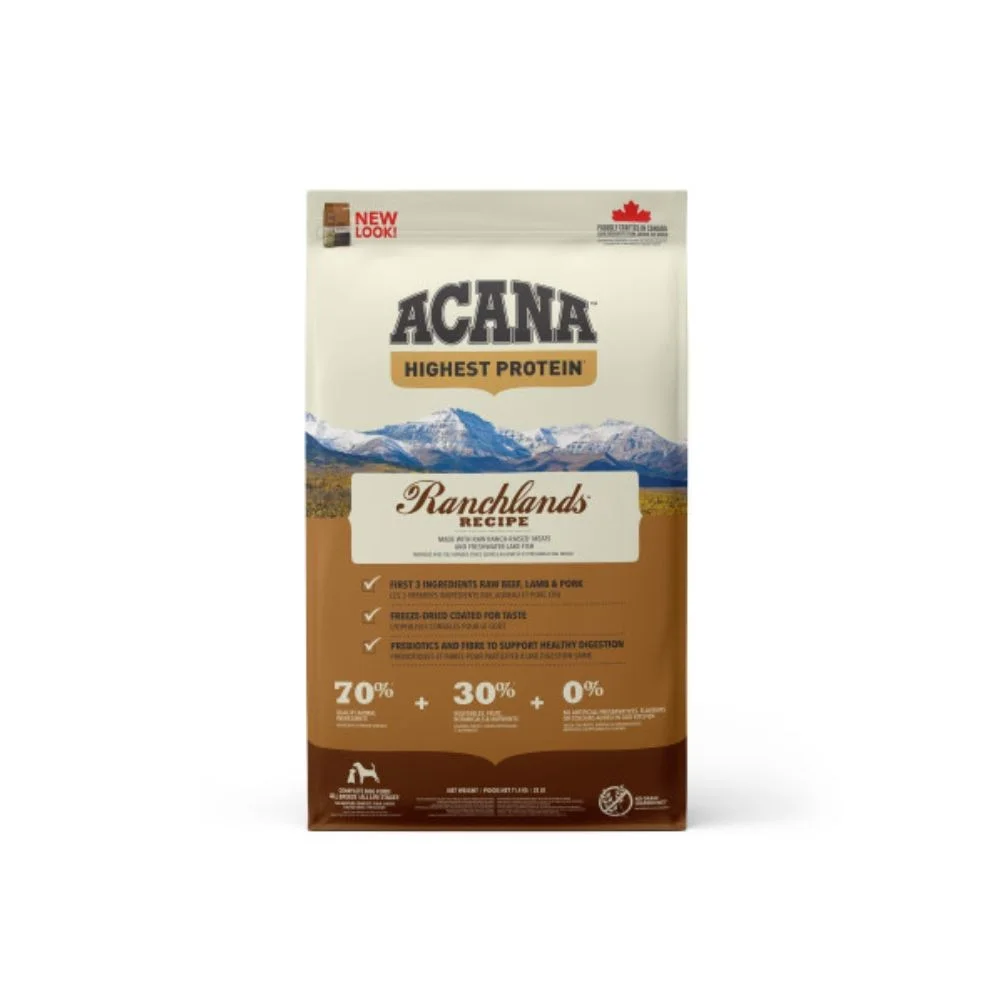 Acana Ranchlands Bütün cins və həyat mərhələlərində olan itlər üçün quru it yemi, 2 kq — Bakı