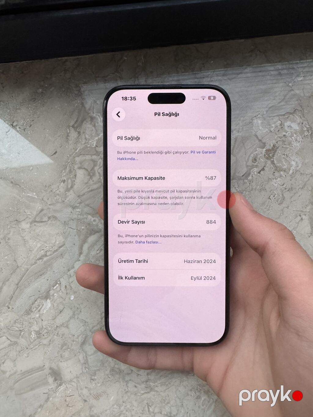 IPhone 15 Pro, 256 GB, Black Titanium, Face ID — Apple iPhone, Bakı (7)