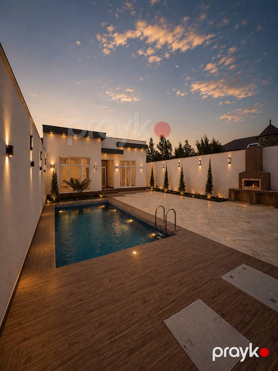 Satılır 4 otaqlı həyət evi/bağ evi 130 m² — Ev, villa, Bakı (2)