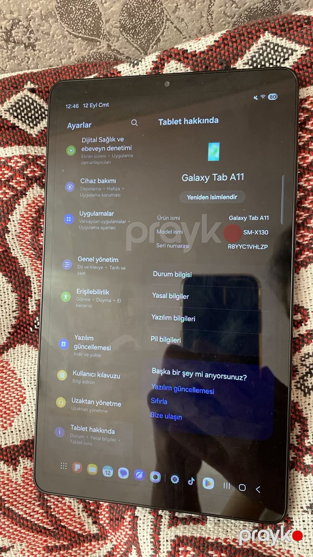 Samsung galaxy tab A11 planşet. 64 gb. hecbir problemi yoxdur — Samsung, Qax (4)