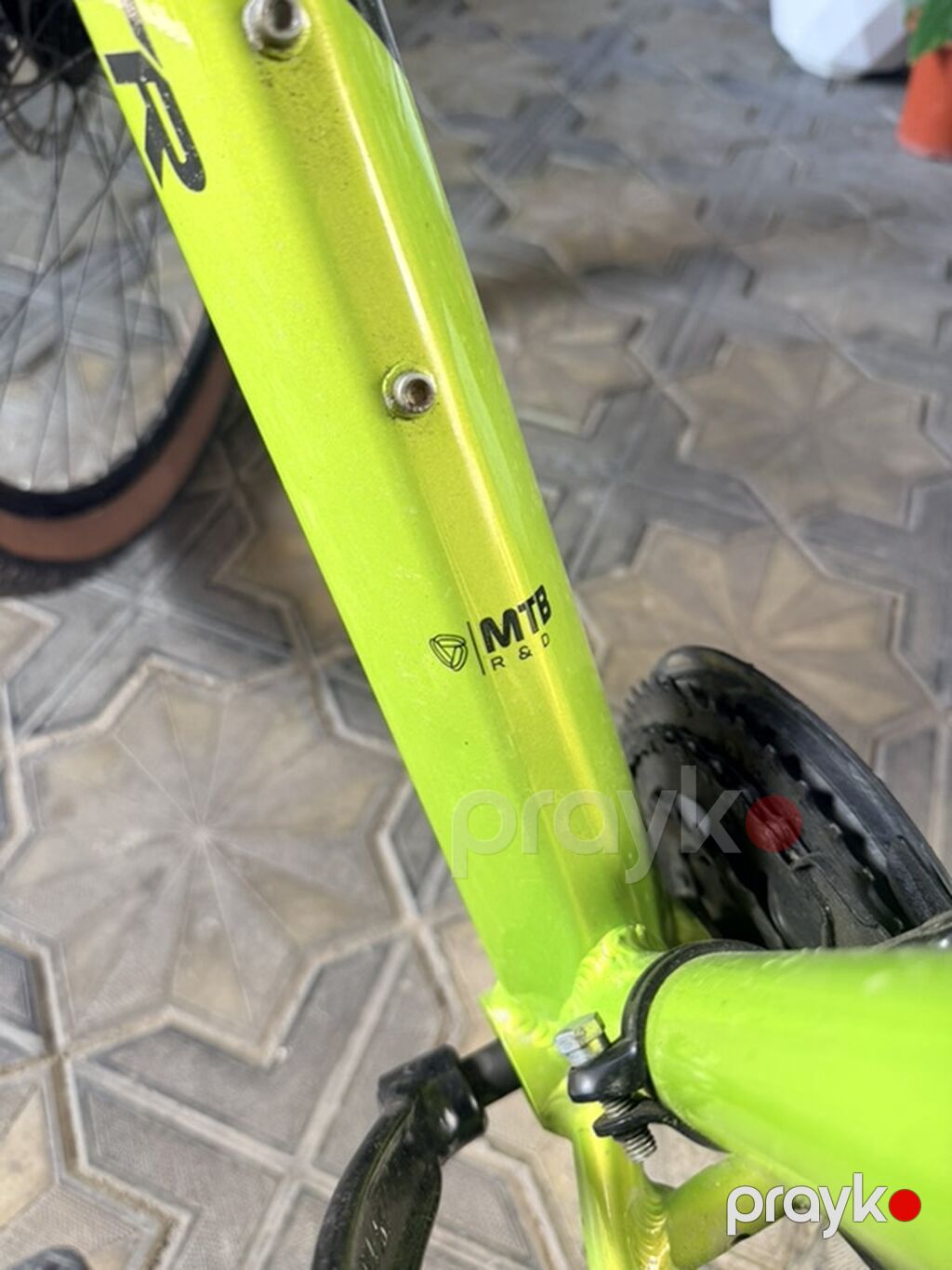 Btmx GTR-986 dağ velosipedi - Rəng: neon yaşıl - Çərçivə: Btmx GTR — Dağ velosipedləri, Bakı (5)