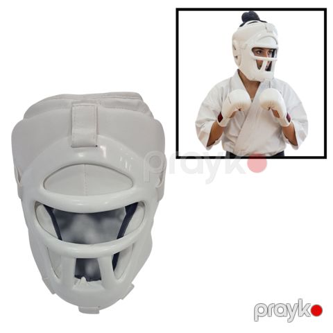 Döyüş sənətləri üçün aksessuarlar Adidas karate üçün maskalı şilem, ağ, ölçü L - WS2554_L — Bakı