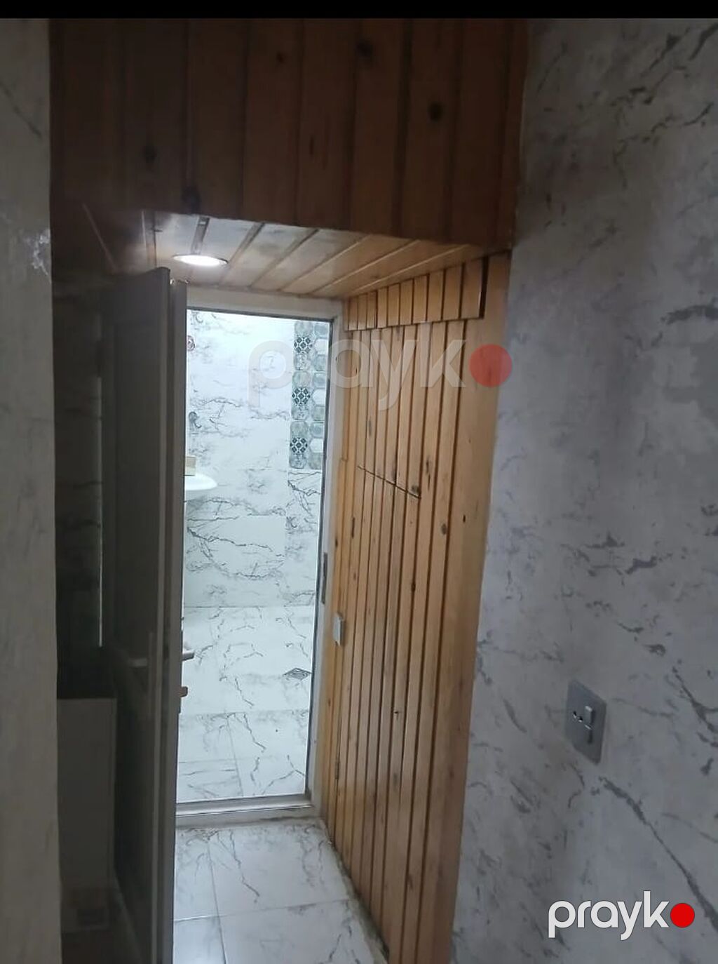 2 otaqlı həyət evi – təmirli və mebellə - Plan: dəhlizdən girişli 2 — Ev, villa, Bakı (4)