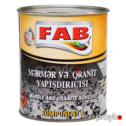 Fab mərmər yapışdırıcısı 1,2 kq + 0,04 kq — Bakı