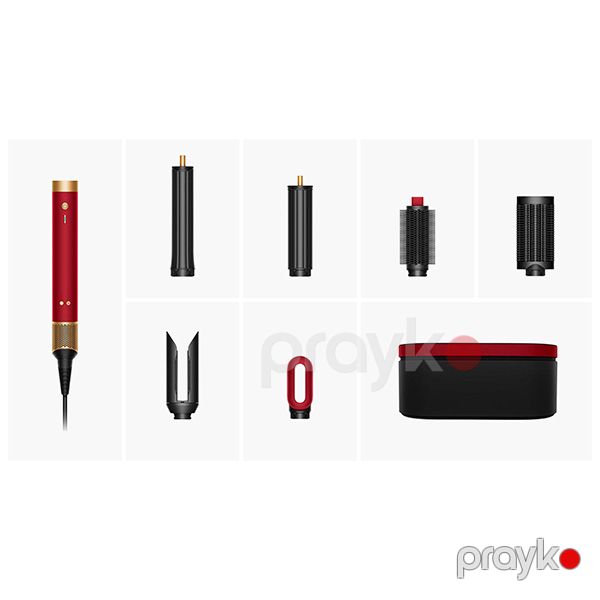 Dyson HS09 Airwrap co-anda 2x Red Velvet Gold Red — Mallar, Bakı (2)