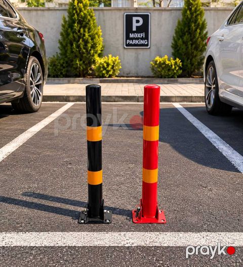 Qatlanan dəmir parking — Bakı