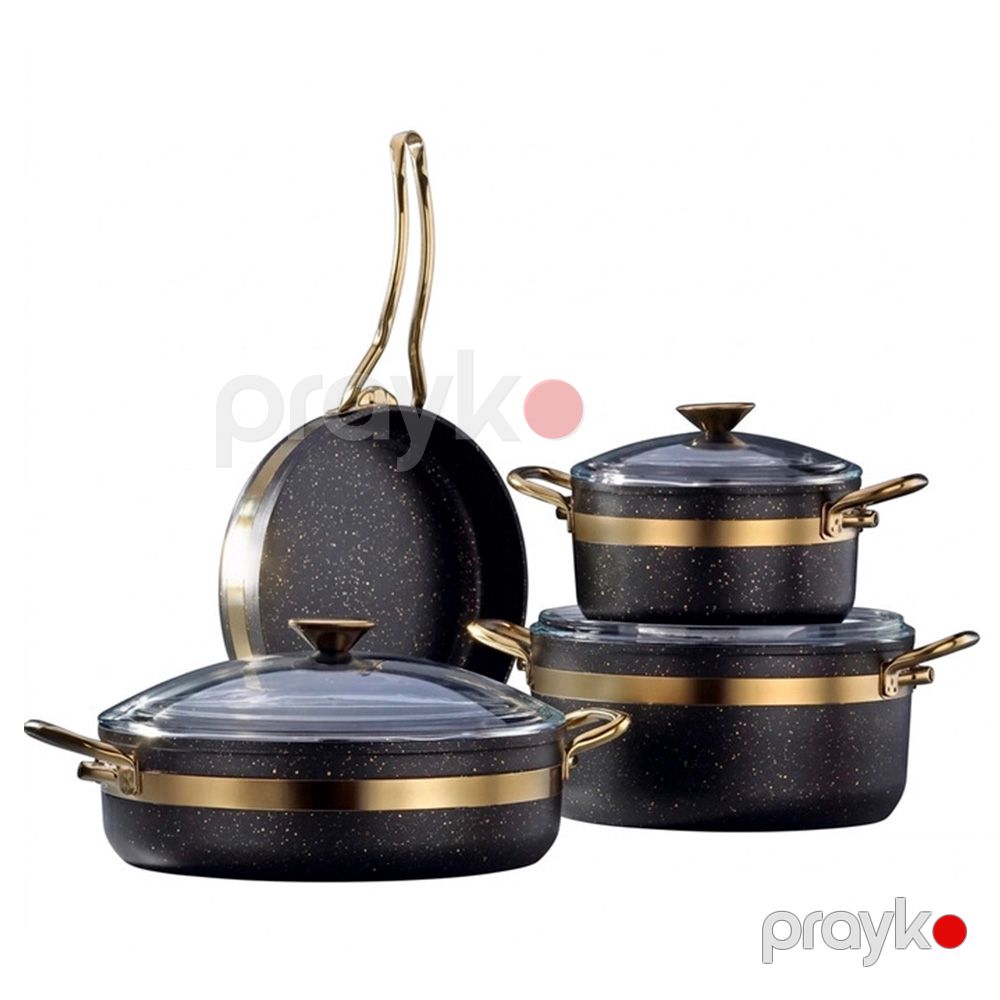 Bonera Vogue İnduksion 24 Parça Black — Mallar, Bakı (2)