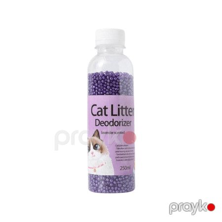 Qoxu aradan qaldırıcı vasitə Cat Litter pişik tualetləri üçün Lavanda qoxulu, 250 ml — Bakı