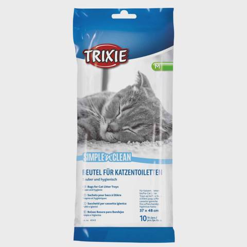 Trixie, pişik tualetləri üçün təmizlik torbaları, ölçü M: 37 x 48 sm, 10 ədəd — Cats