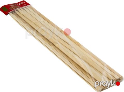 Taxta şiş çubuqları barbekü və meyvə, qril üçün, 40 sm prl_991220 — Bakı