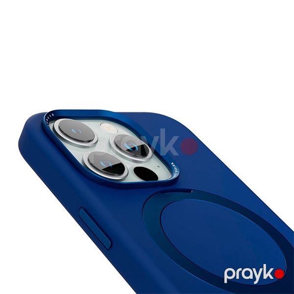 Levelo Iris Pro Liquide Silicone Case for iPhone 15 Pro Blue — Mallar, Bakı (2)