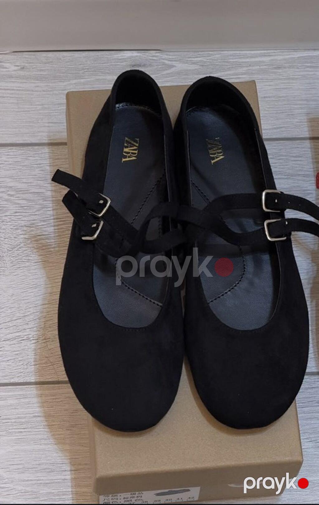 Baletkalar, Zara, Ölçü: 38, rəng - Qara, Yeni — Tufl, Bakı (3)