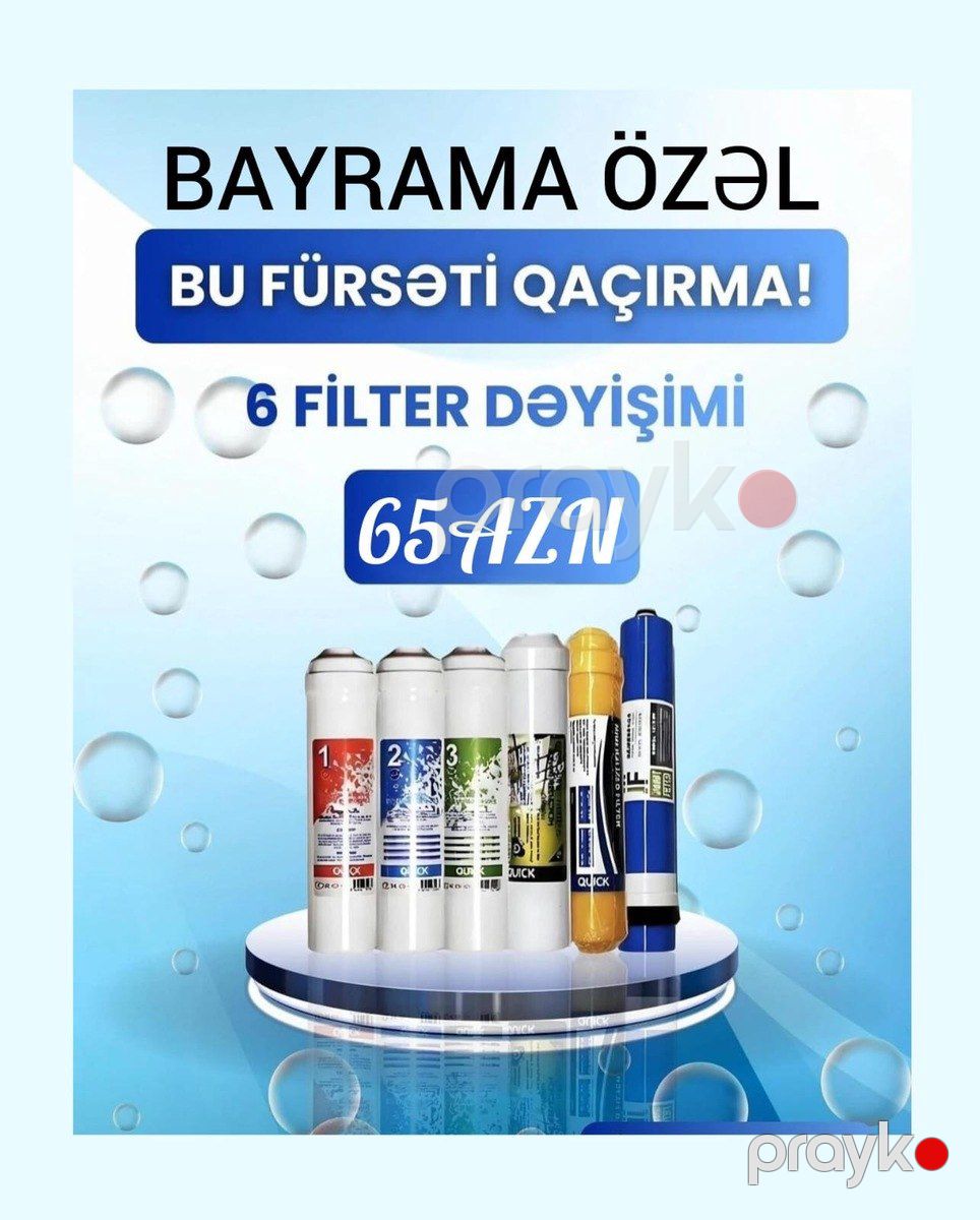 Su filterlərinin dəyişimi servisi — Aparatların təmiri və quraşdırılması, Bakı (5)
