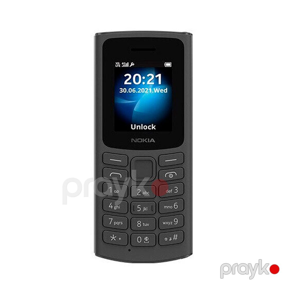 Düyməli telefon Nokia 105 DS 4G 2021 Black — Mallar, Bakı (2)