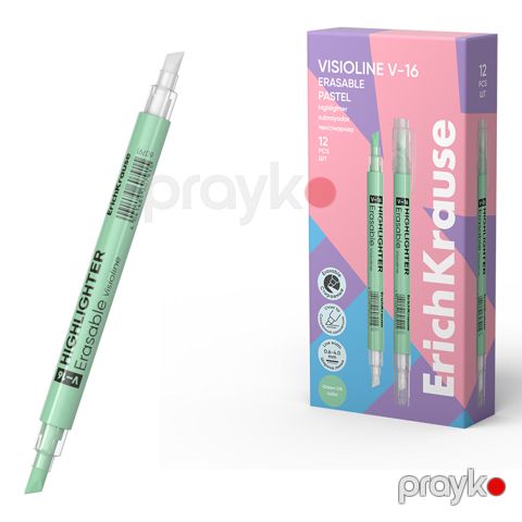 Qeyd Markeri Erichkrause Visioline V Visioline V-16 Silinə bilən Pastel Yaşıl — Bakı